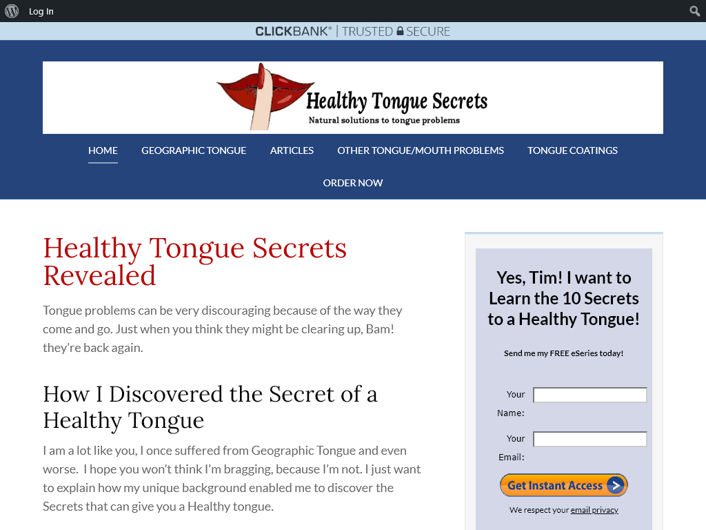 Healthy Tongue Secrets Review