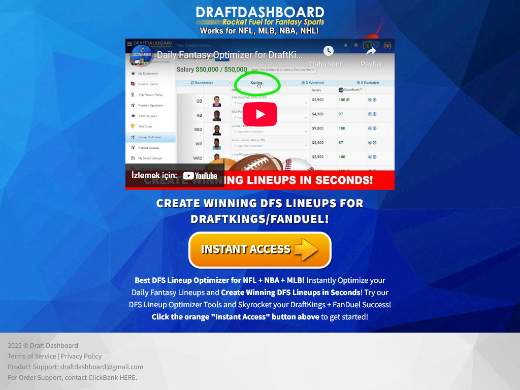 Draft Dashboard Review