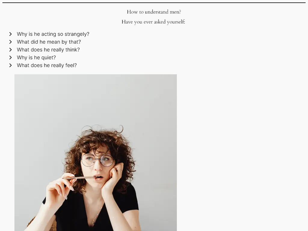 How to Understand Men Review