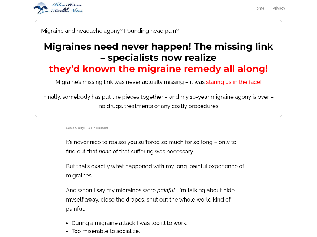 The Migraine And Headache Program Review