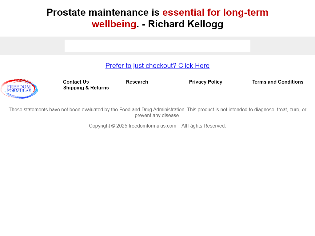 Prostate Freedom Review