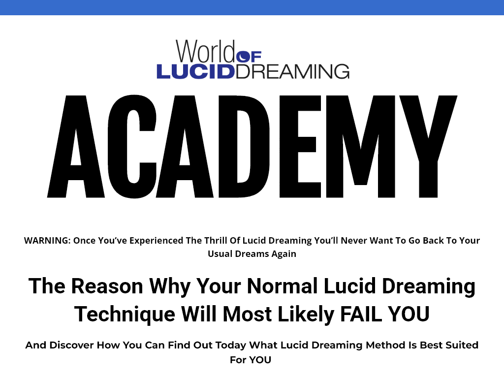 World of Lucid Dreaming Academy Review