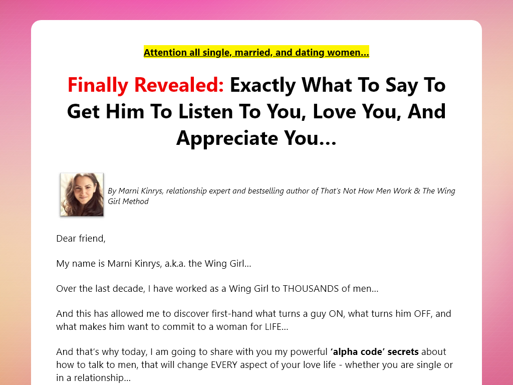 Say This To Men Review