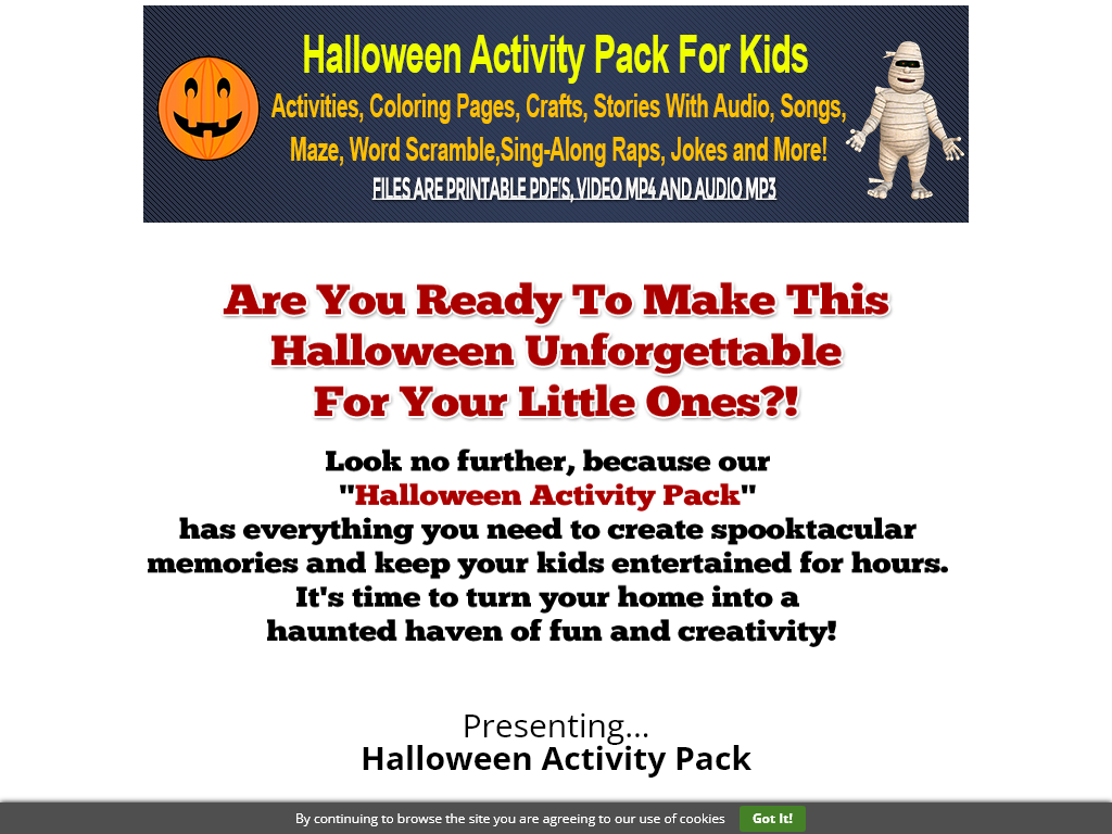 Halloween Activity Pack Review