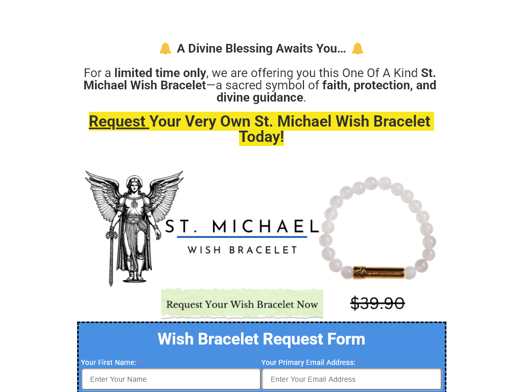 St. Michael Wish Bracelet Review