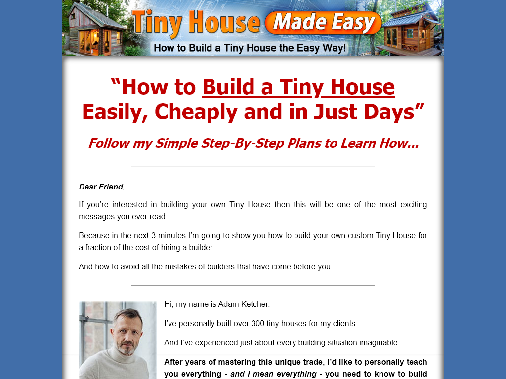 Tiny House Made Easy Review